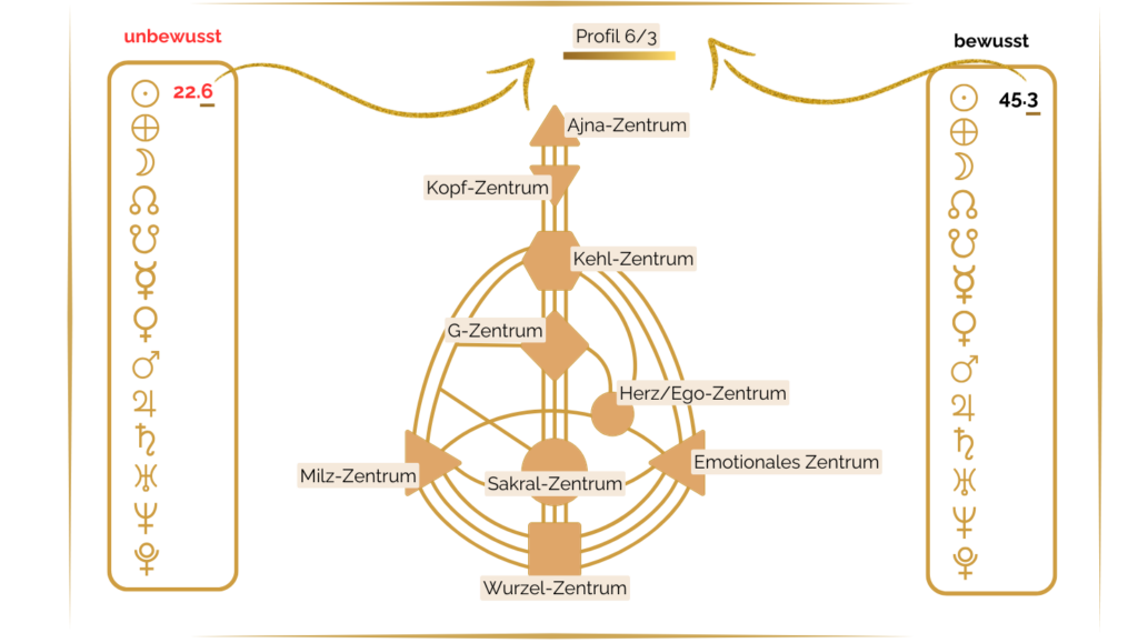 profil linien human design chart